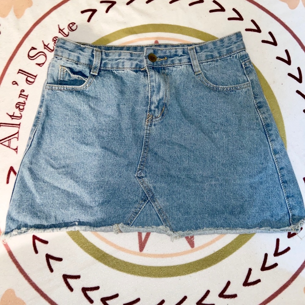 jean skirt